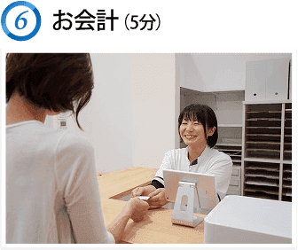 お会計(5分)