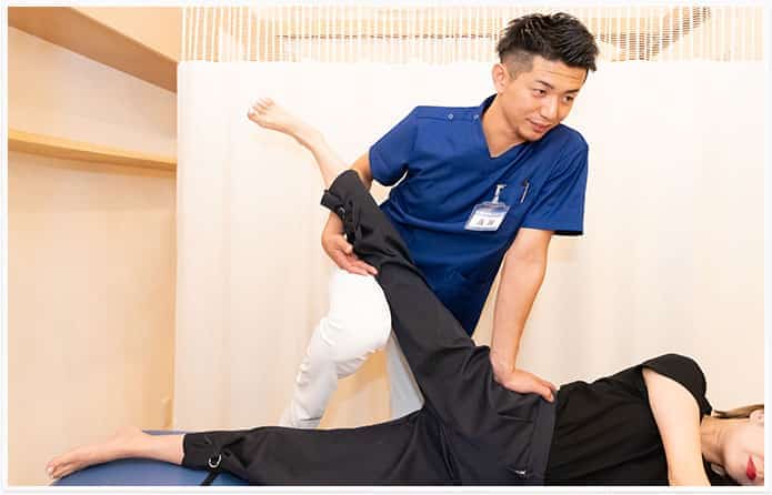 痛みのない安全な骨盤矯正なので お客様の体に負担がかかりません